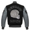 Detroit Lions Eddie Brock Venom 2 Varsity Jacket - Image 2