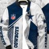 Dallas Cowboys White Bomber Jacket - Image 5