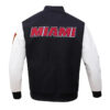 Miami Heat Classic Wool Varsity Jacket - Image 5