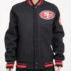 San Francisco 49ers Old English Wool Varsity Jacket